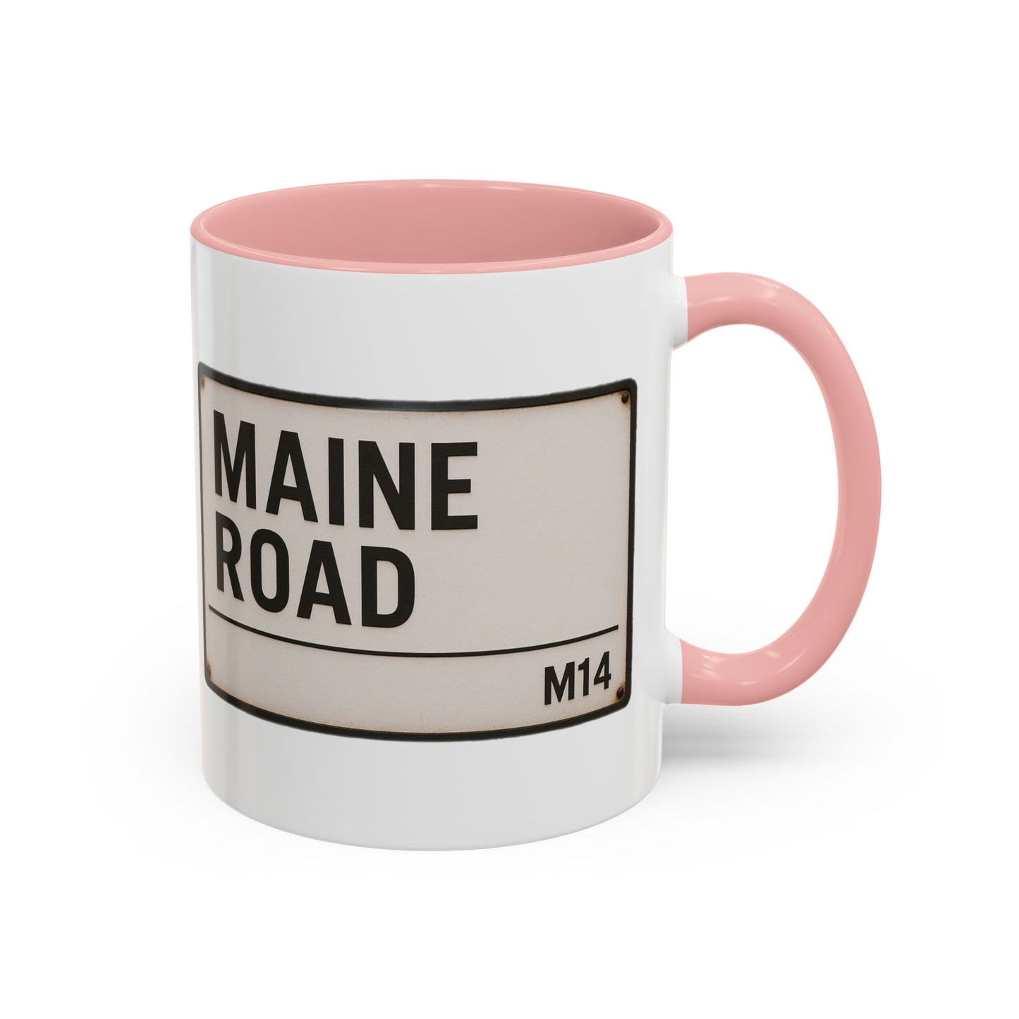 Maine Road Manchester City Road Sign Mug