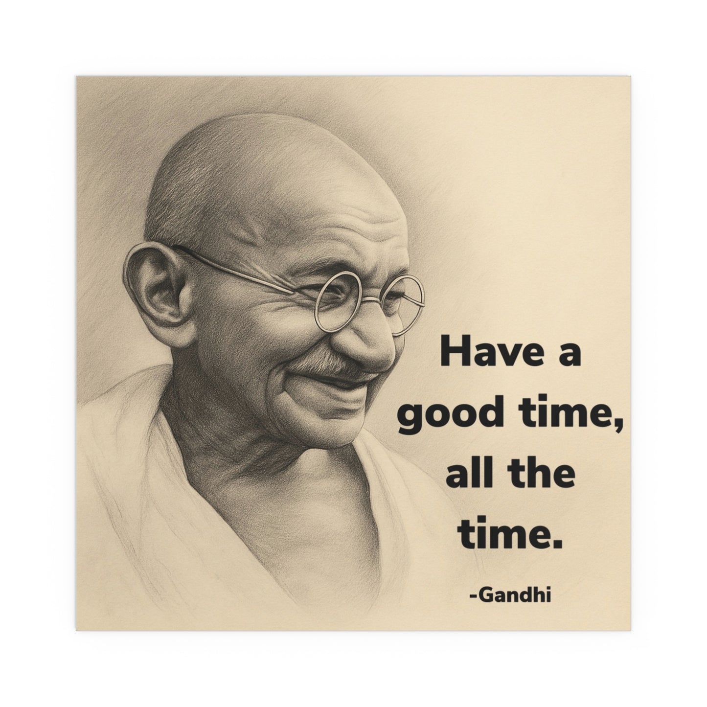 Gandhi Quote Wall Art Poster