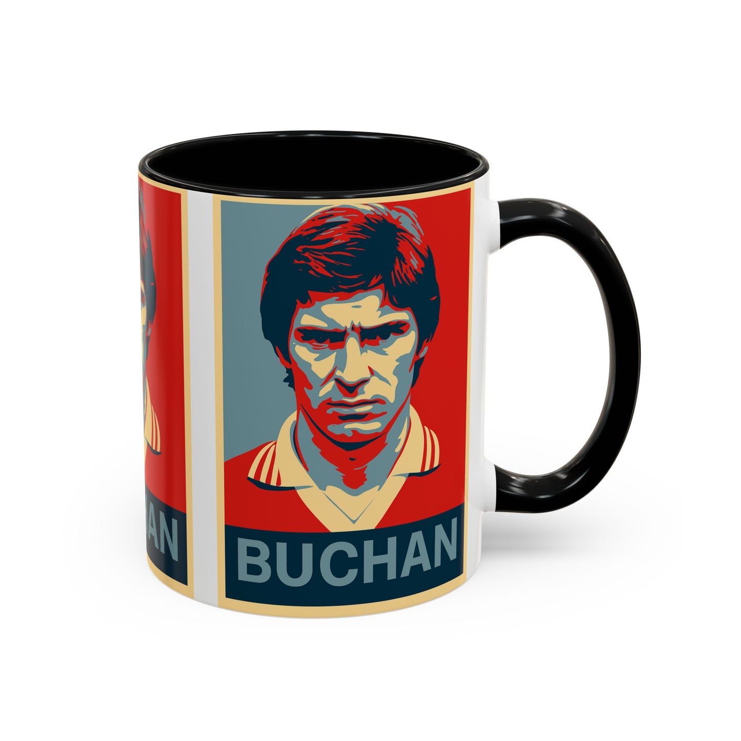 Martin Buchan Hope Poster Mug - Manchester United