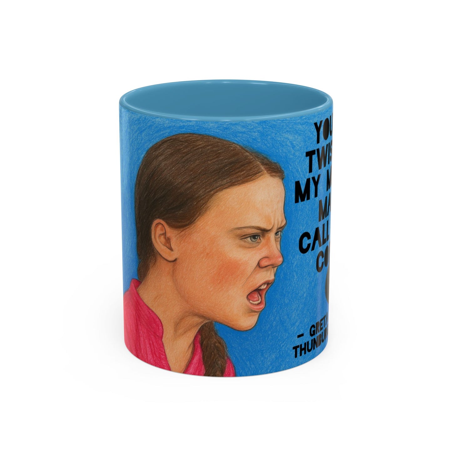 Greta Thunberg Happy Mondays Step On Mug