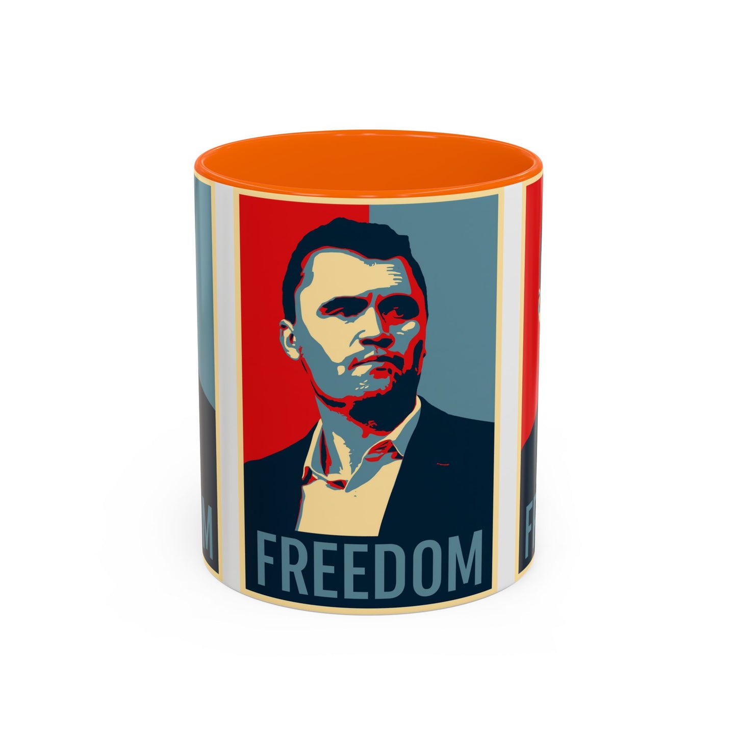 Charlie Kirk Hope Freedom Mug