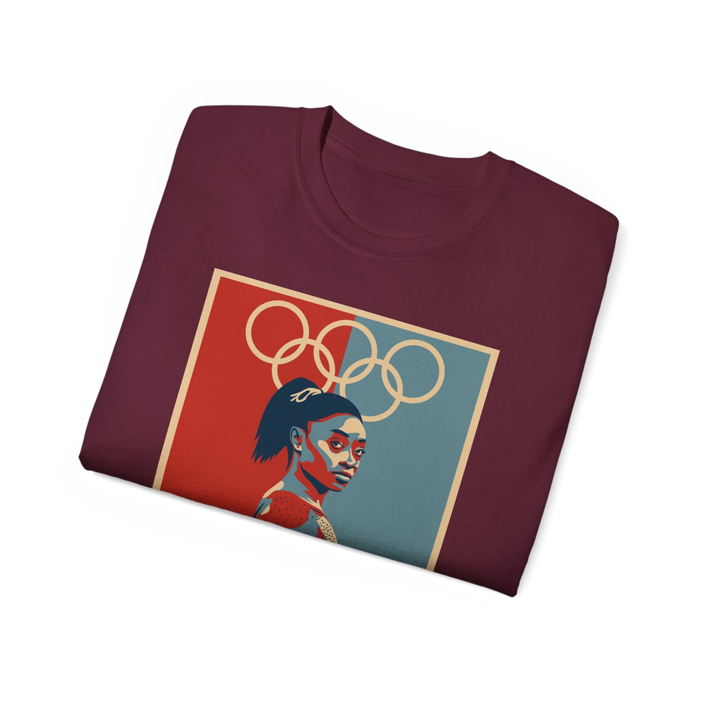 Simone Biles Olympic Rings T-Shirt