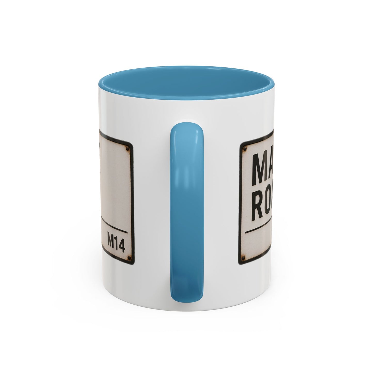 Maine Road Manchester City Road Sign Mug