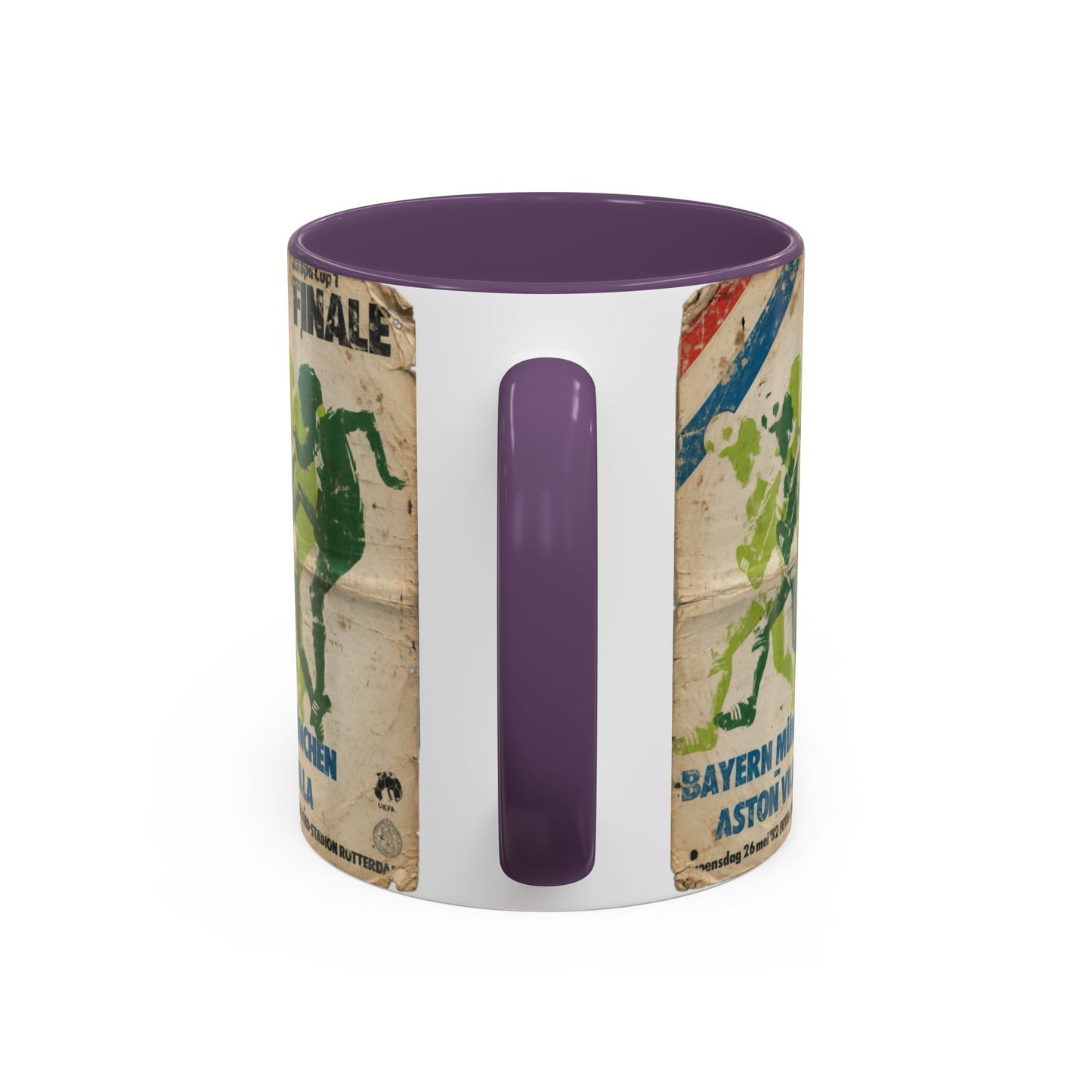 1982 European Cup Final Aston Villa Bayern Munich Poster Coffee Mug (11, 15oz)