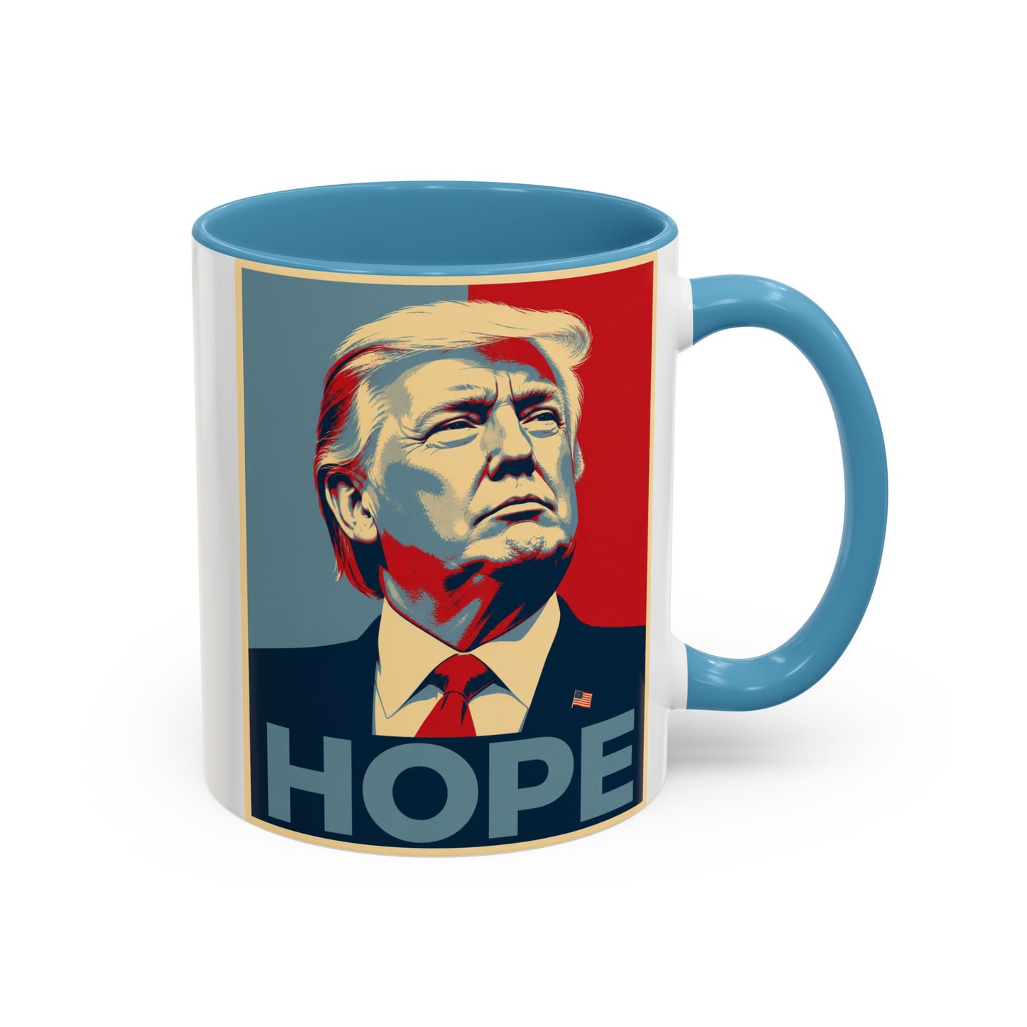 Donald Trump Hope Mug Accent Coffee Mug US Shipment (11, 15oz)