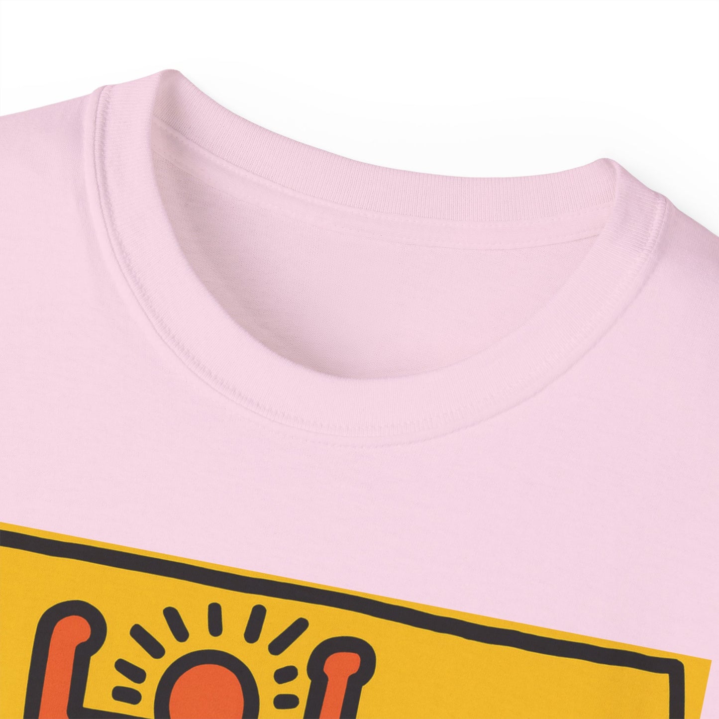 Keith Haring Plate No. 1 (from the Growing suite) Orange T-Shirt