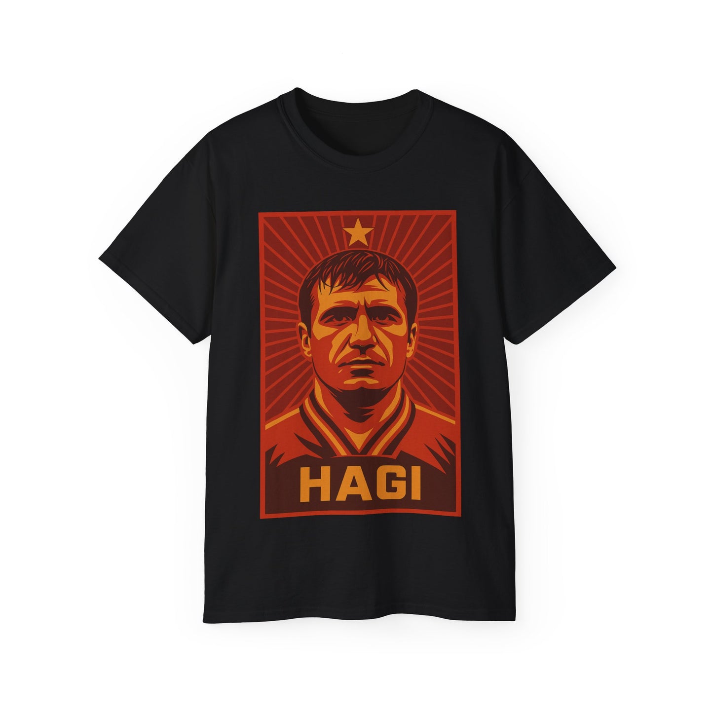 Gheorghe Hagi Propaganda Poster - Romania