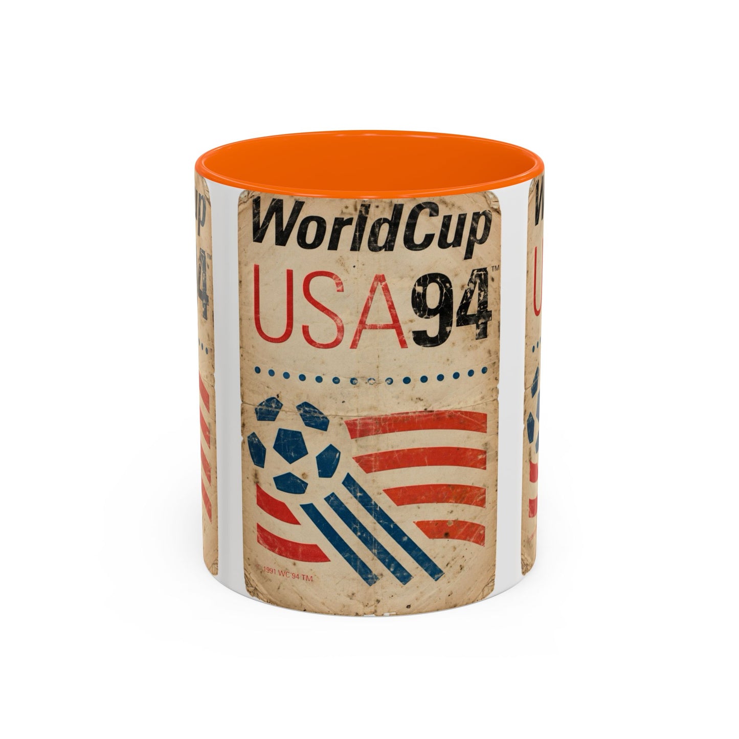 USA 94 World Cup Ball and Stripes Coffee Mug (11, 15oz)