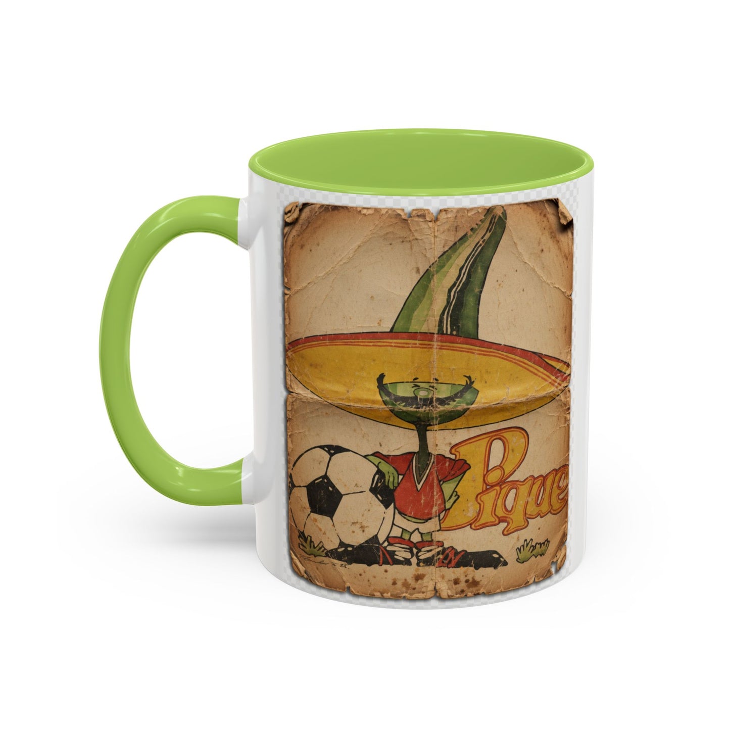Mexico 86 Mascot Poster Pique Coffee Mug (11, 15oz)