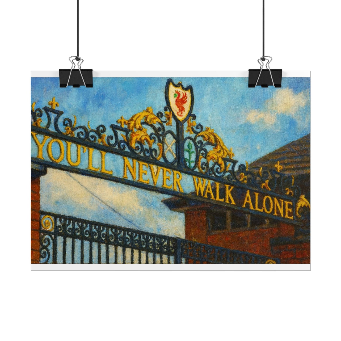 Liverpool FC Shankly Gates Art Poster