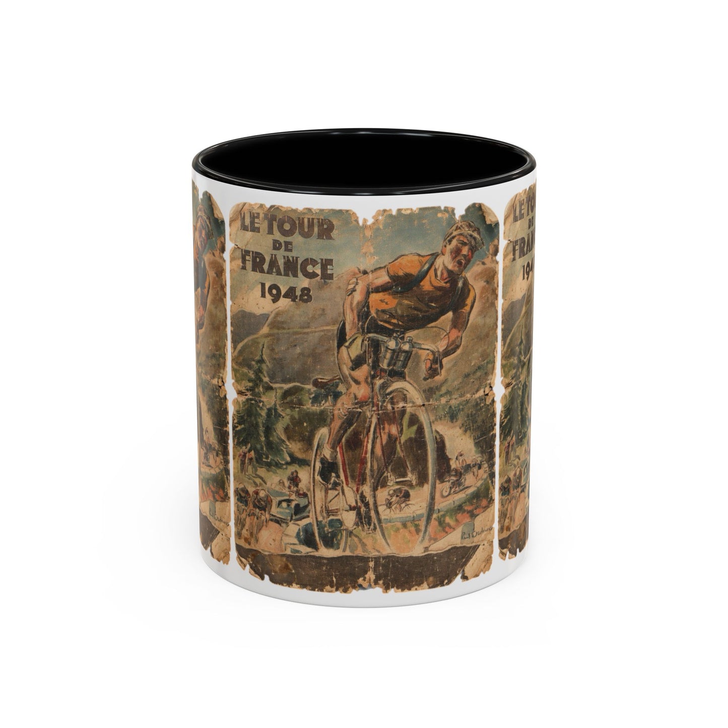 Tour De France 1948 Poster Coffee Mug (11, 15oz)
