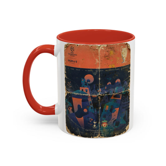 2019 UCL European Cup Liverpool Tottenham Hotspur Final  Accent Coffee Mug (11, 15oz)