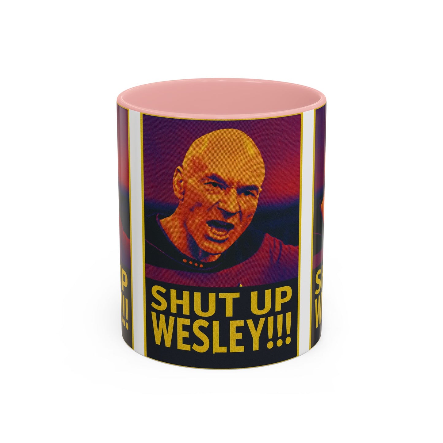 Captain Picard Shut Up Wesley! Mug