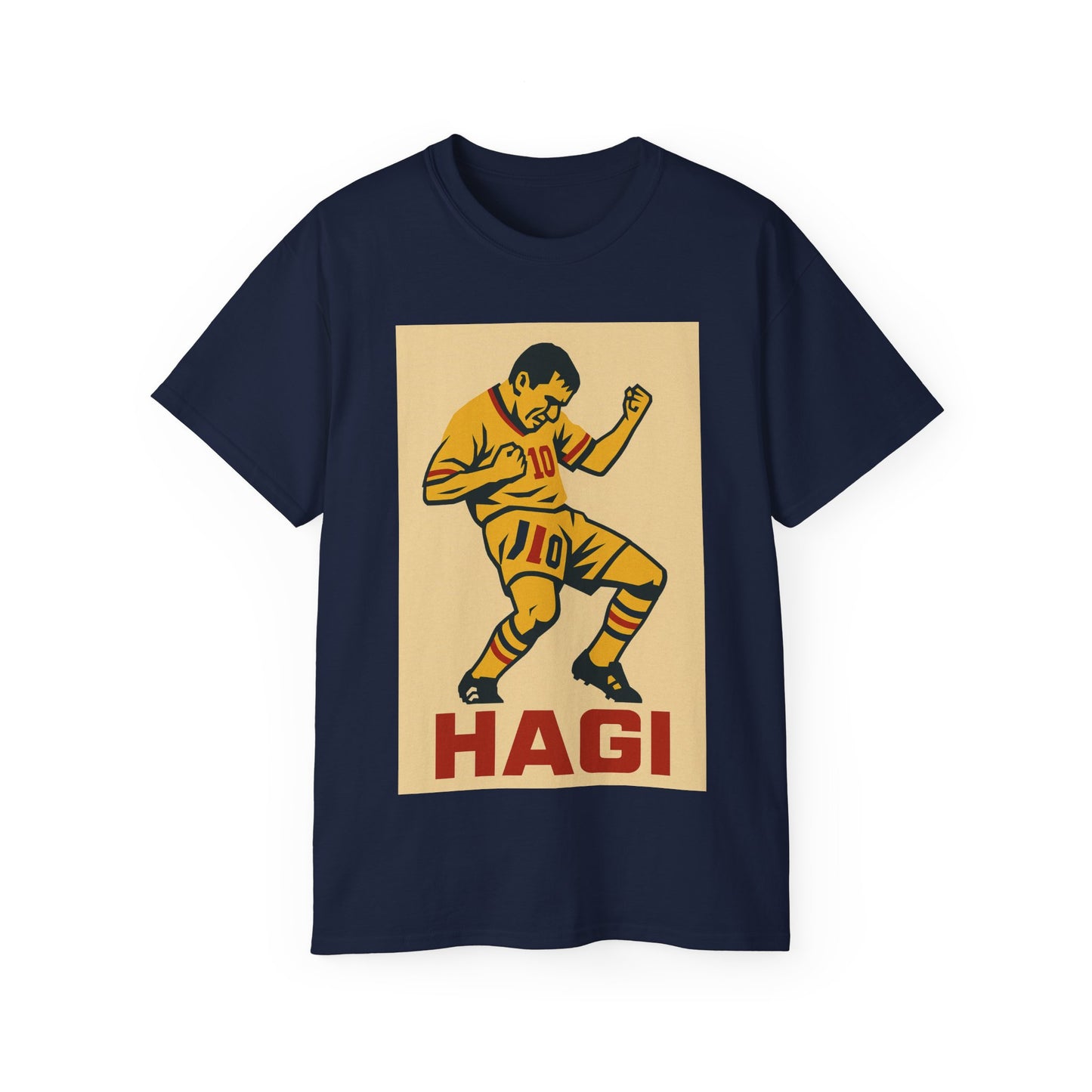 Gheorghe Hagi Propaganda Poster - Romania