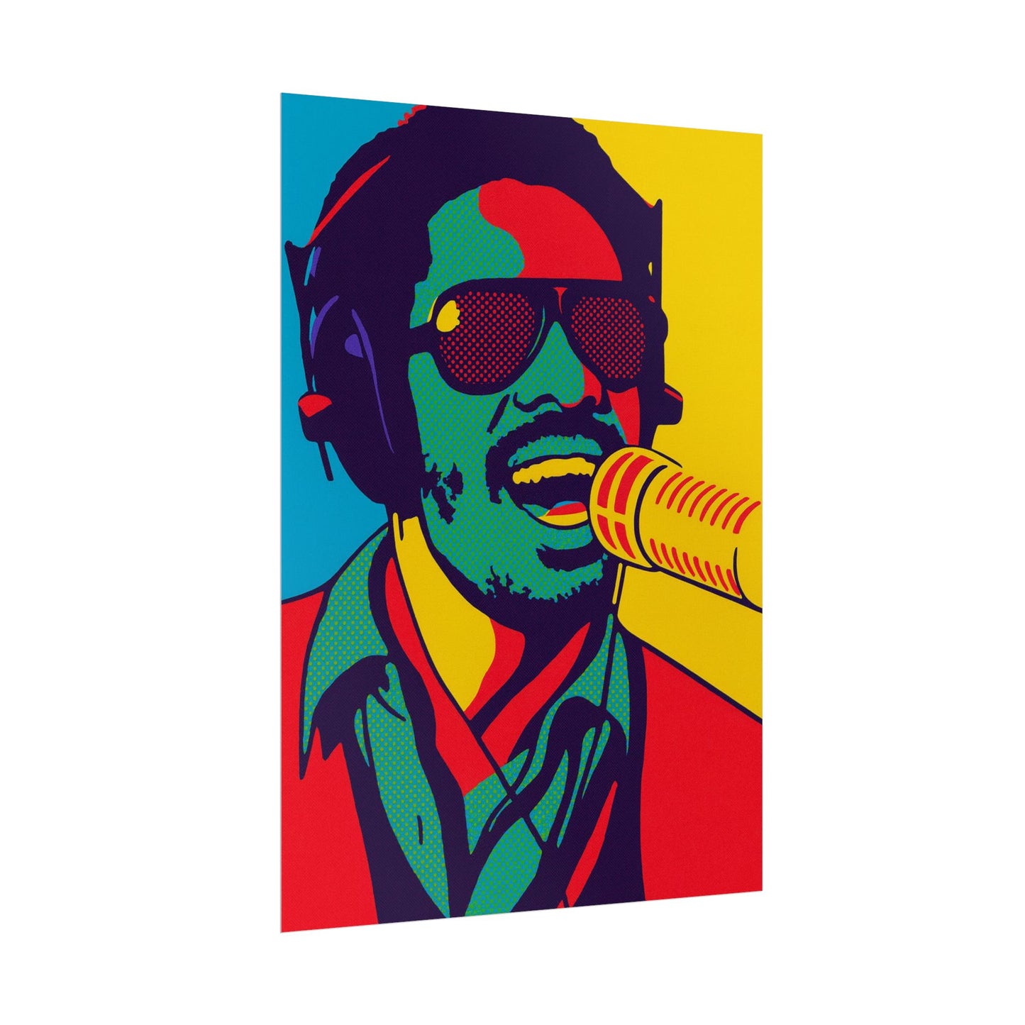 Stevie Wonder Pop Art Poster