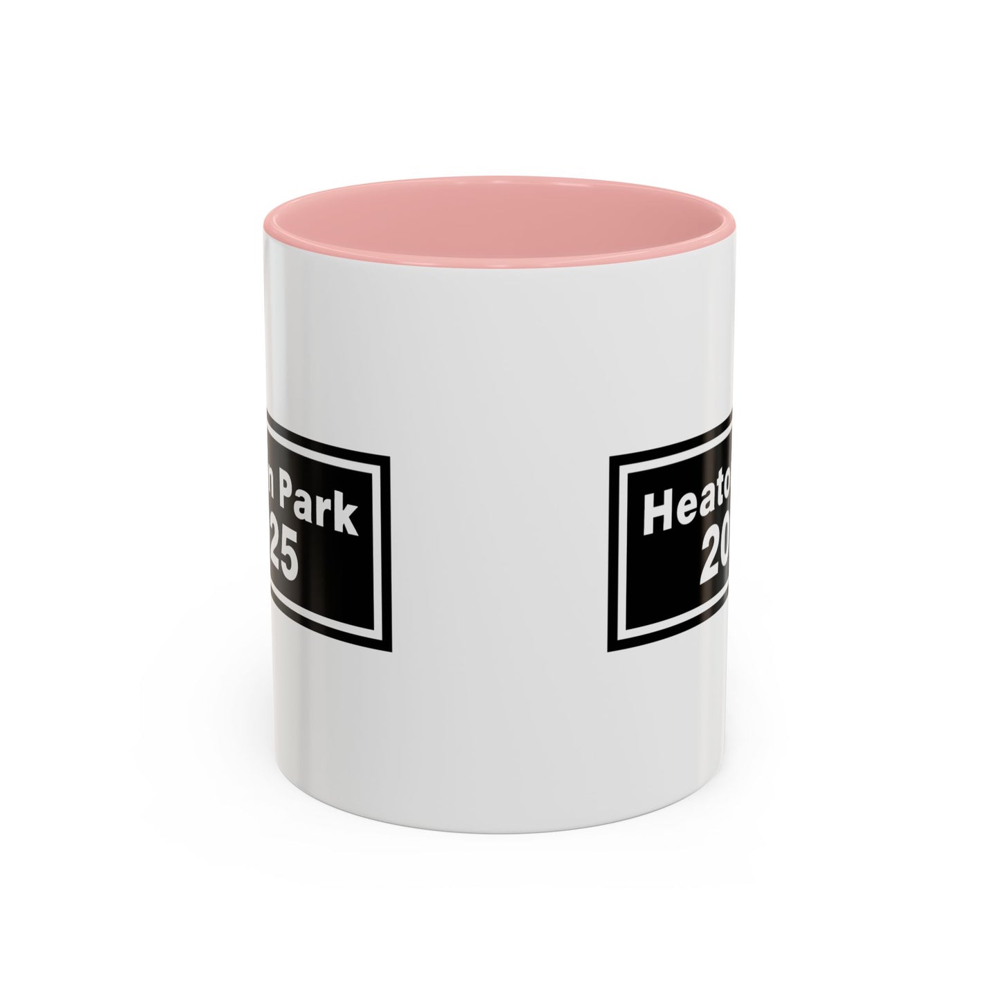 Heaton Park Celebration Mug - Black Accent Coffee Cup, Customizable Gifts, 2025 Graduation, Family Reunion, Unique Collectible