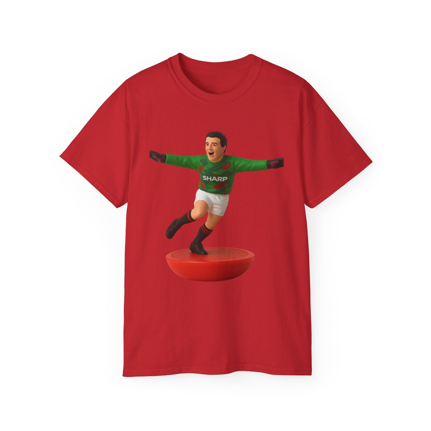 Les Sealey Subbuteo T-Shirt - Manchester United