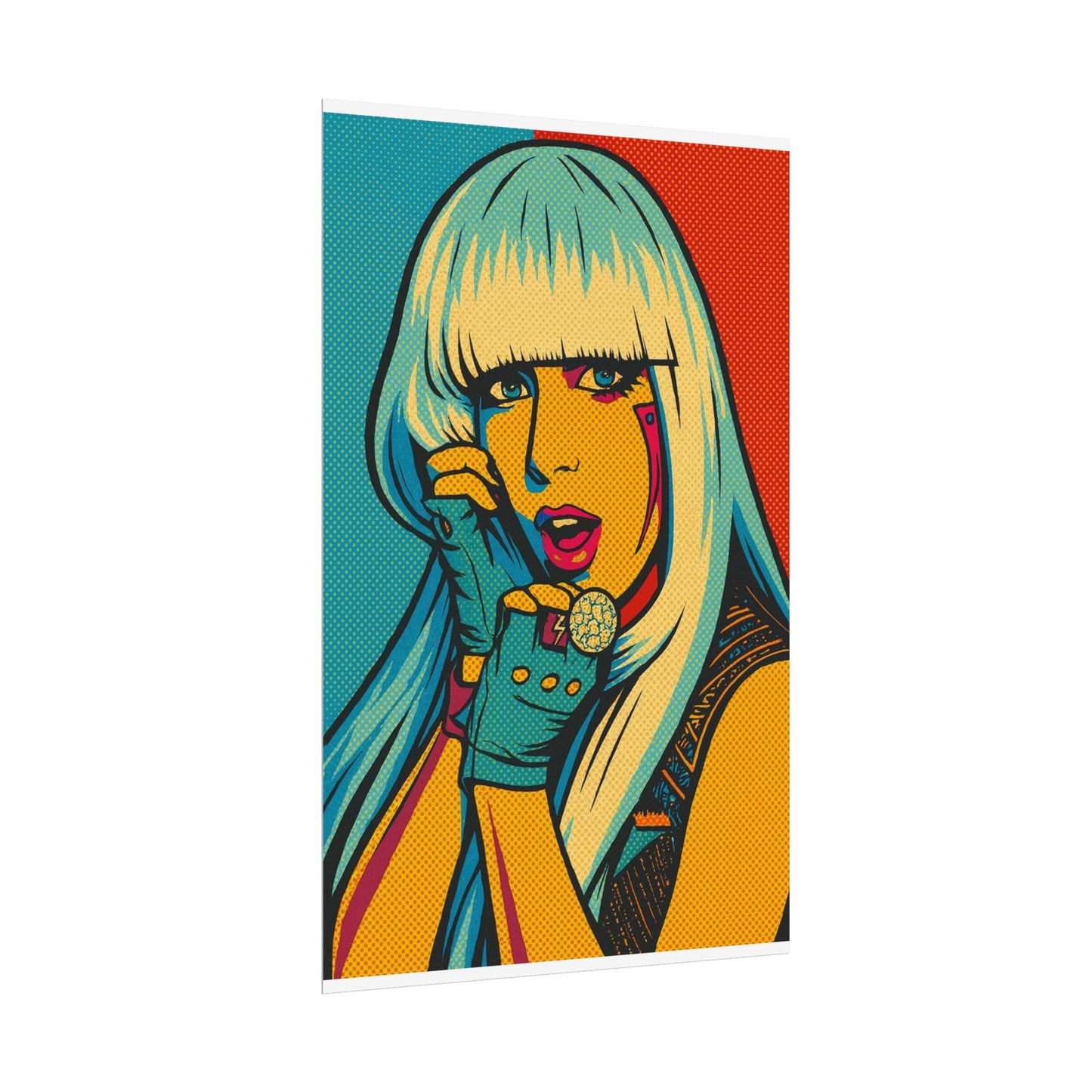 Lady G a g a Pop Art Poster