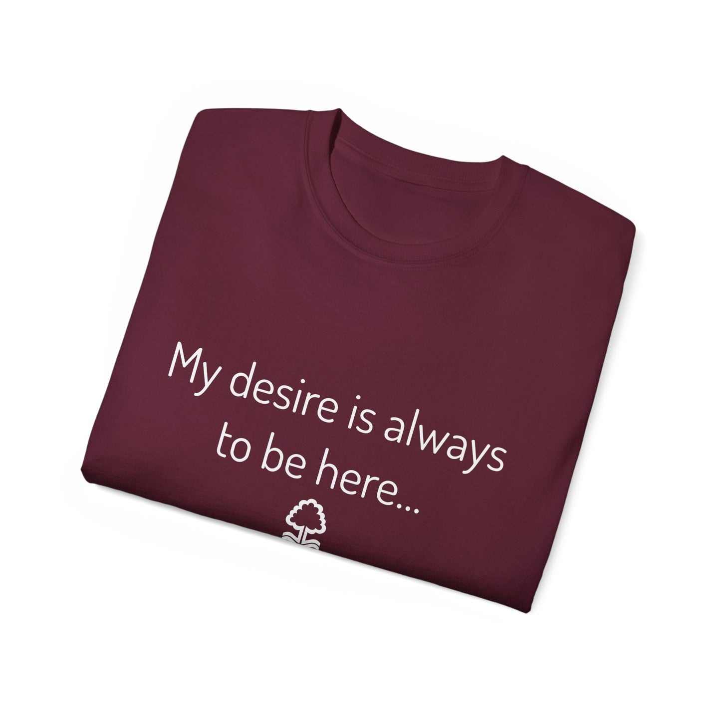 My Desire Is Always to Be Here Nottingham Forest T-Shirt
