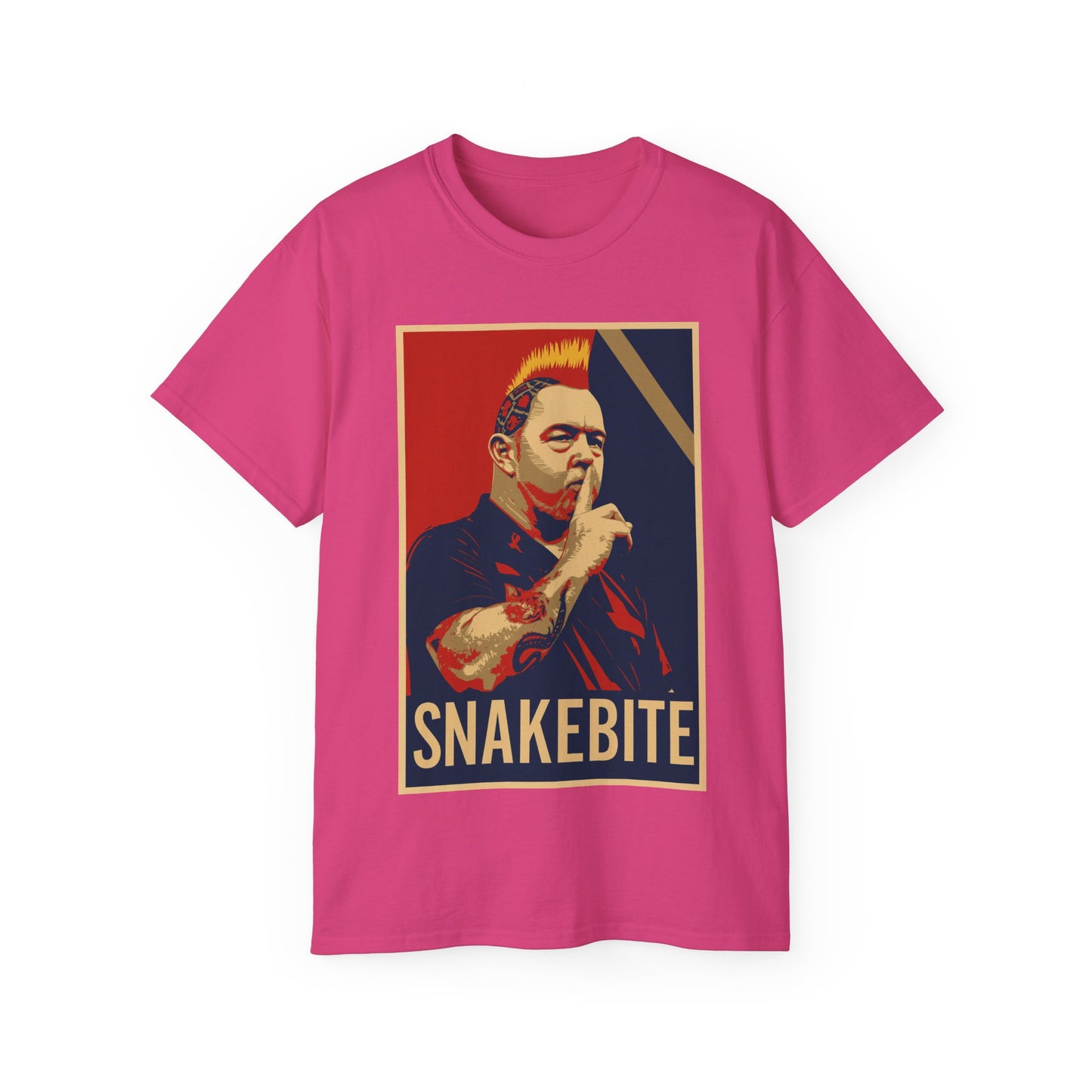 Peter Wright Snakebite Shhh Darts T-Shirt