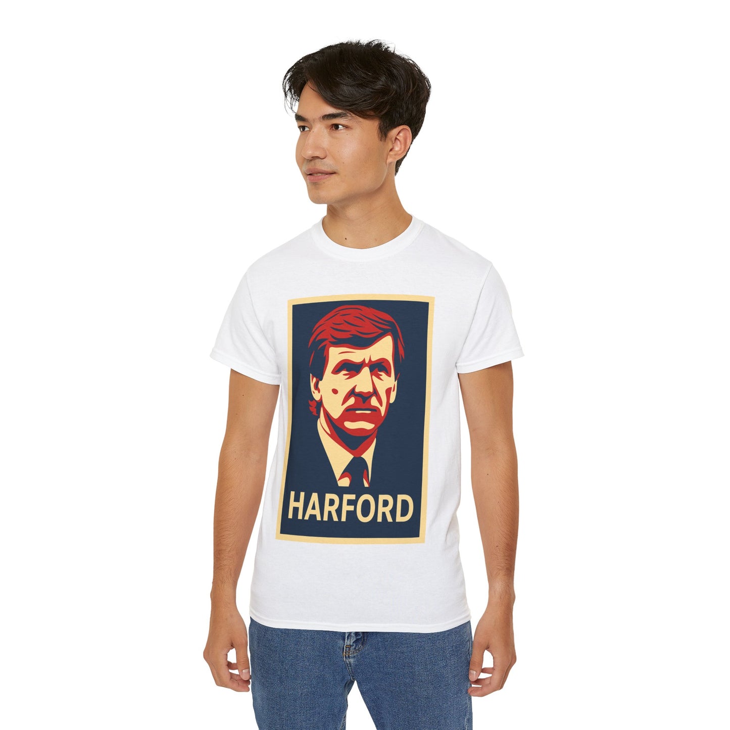 Ray Harford Hope Poster T-Shirt - Luton Town