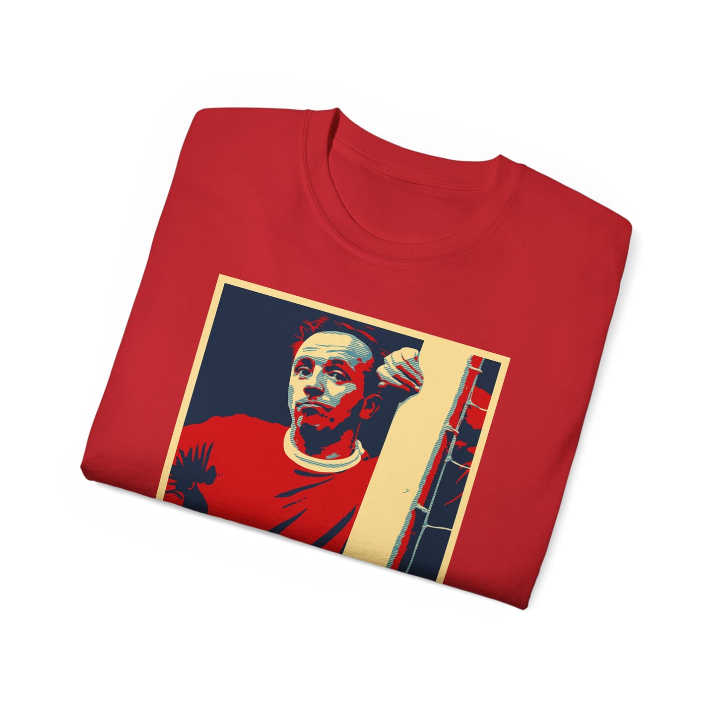 Nobby Stiles Hope Poster T-Shirt - Manchester United