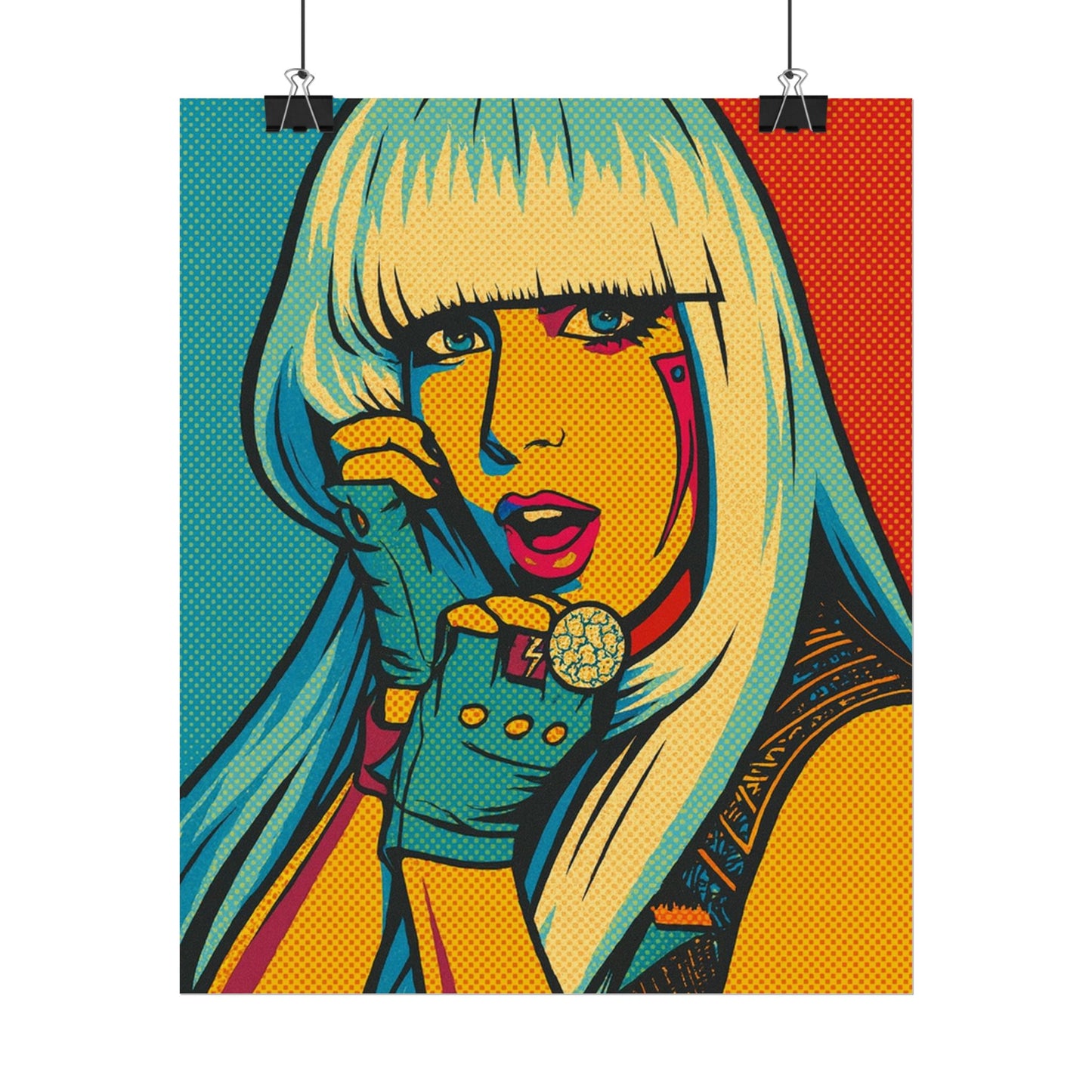 Lady G a g a Pop Art Poster