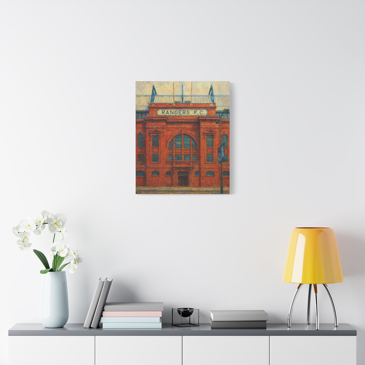 Ibrox Stadium Rangers FC Canvas Wall Art