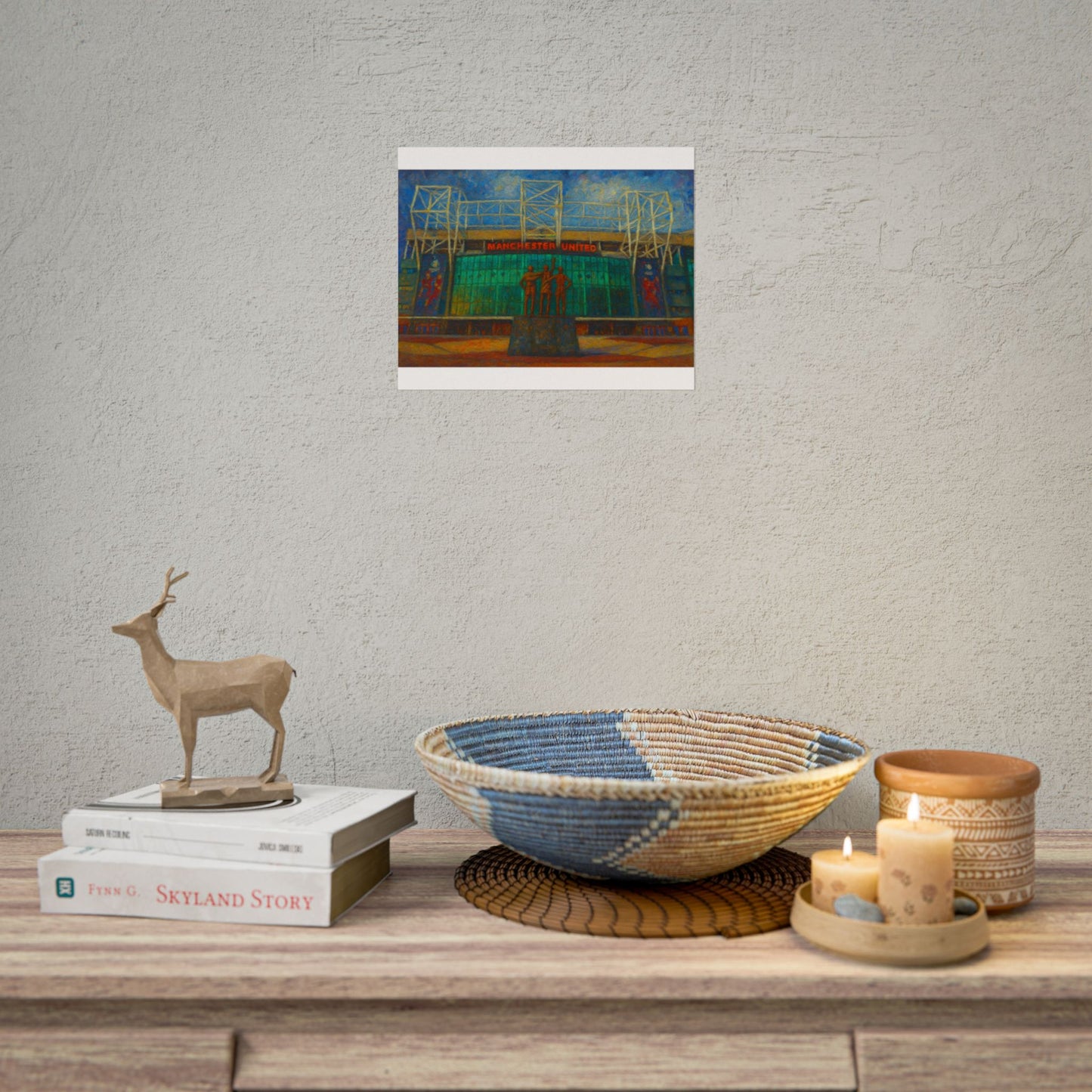 Manchester United Old Trafford United Trinity Poster