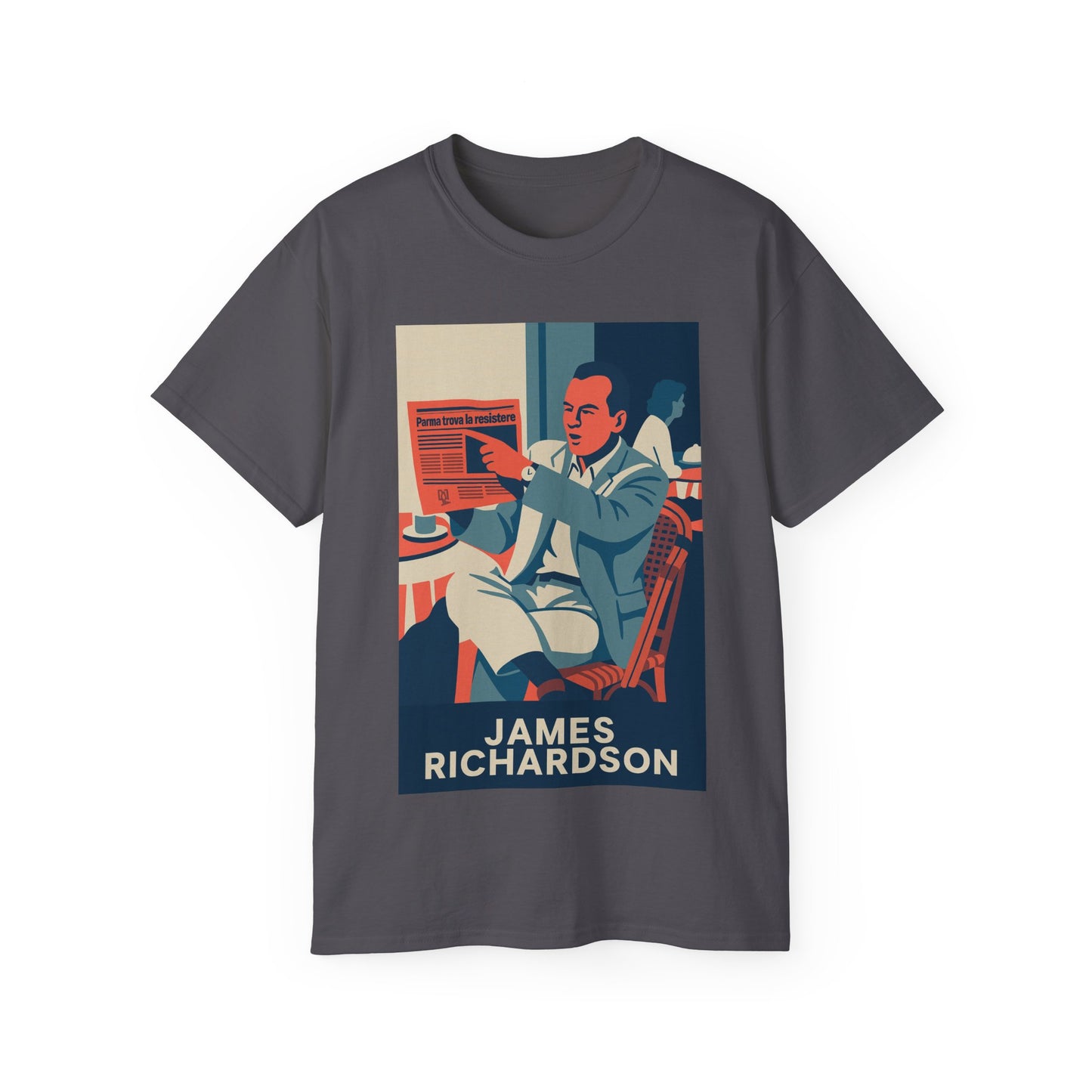 James Richardson Football Italia Channel 4 T-Shirt