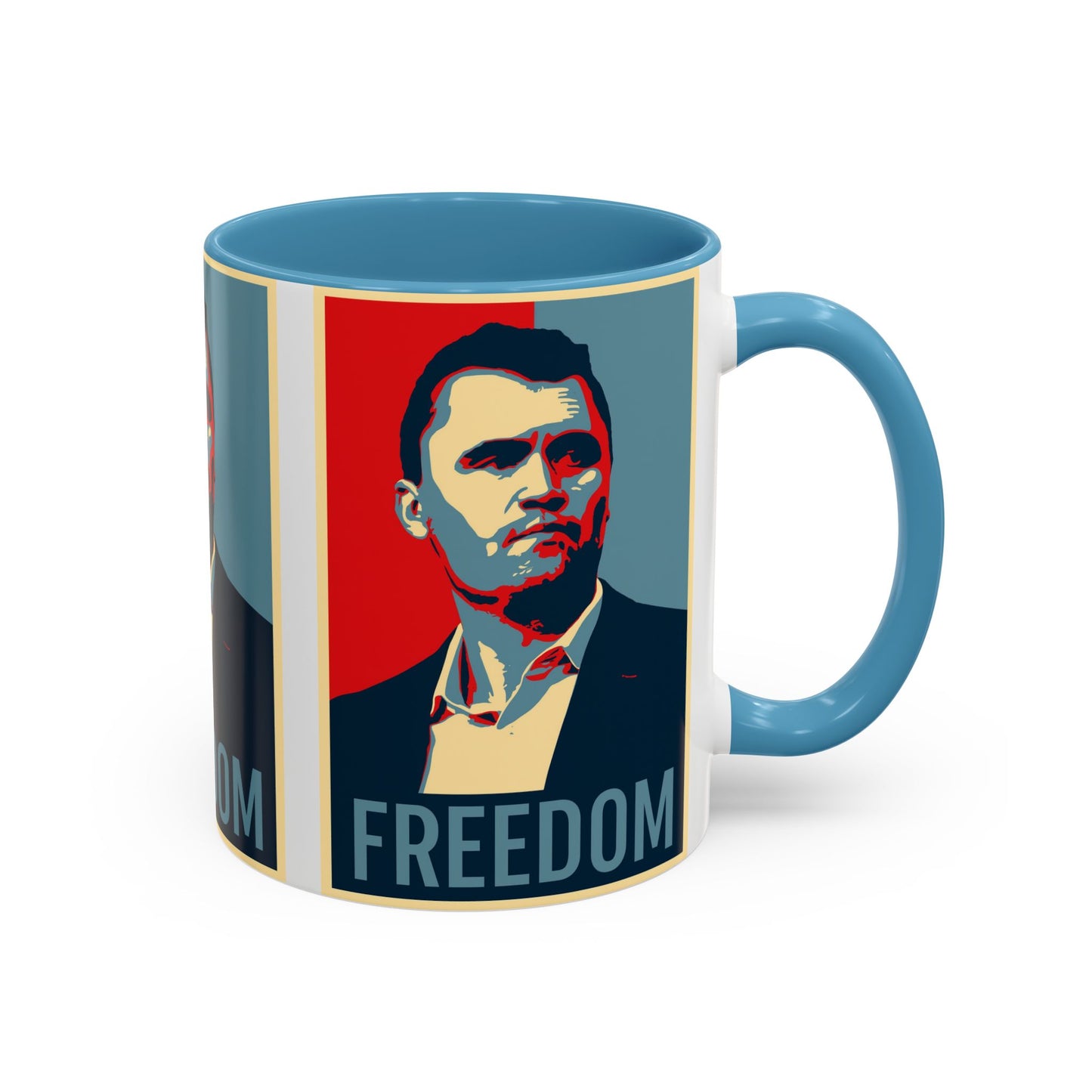 Charlie Kirk Hope Freedom Mug