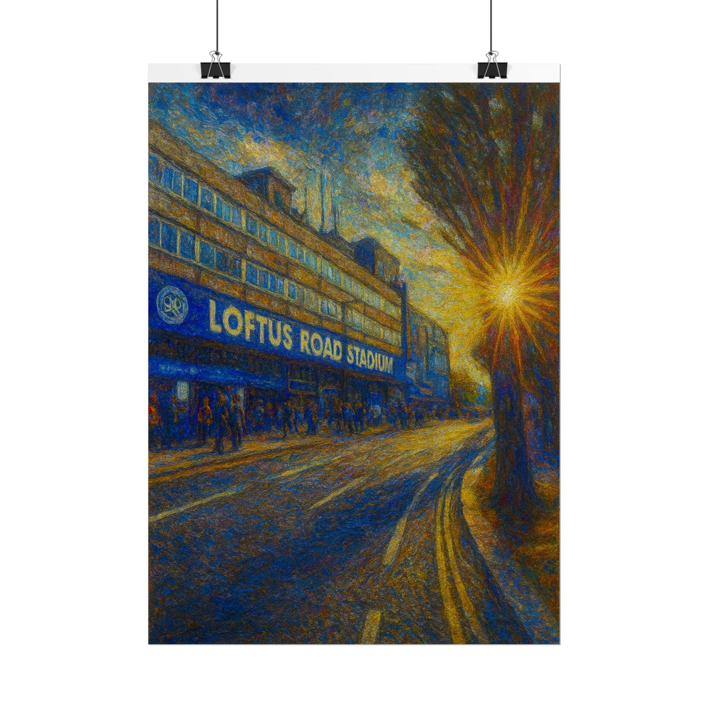 Queens Park Rangers Loftus Road Stadium Rolled Poster