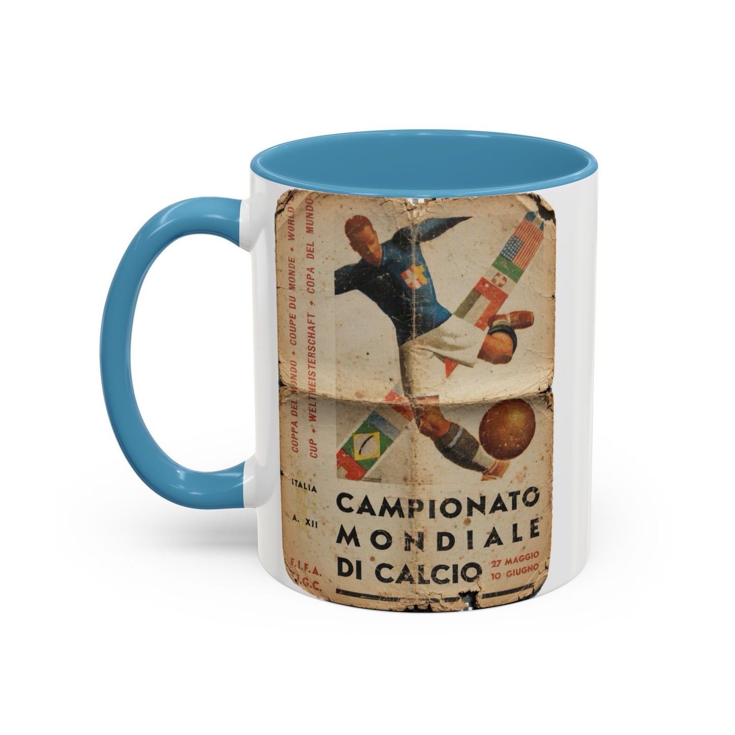 Italy 1934 World Cup Poster Coffee Mug (11, 15oz)