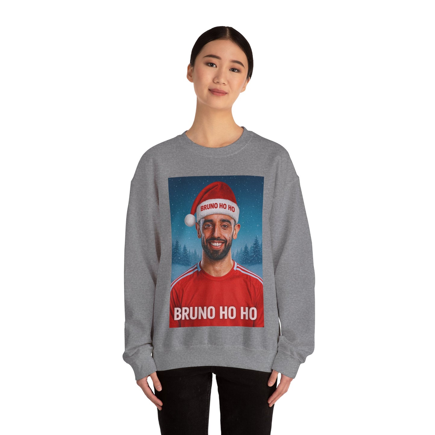 Bruno Ho Ho Ho Bruno Fernandes Manchester United Christmas Jumper