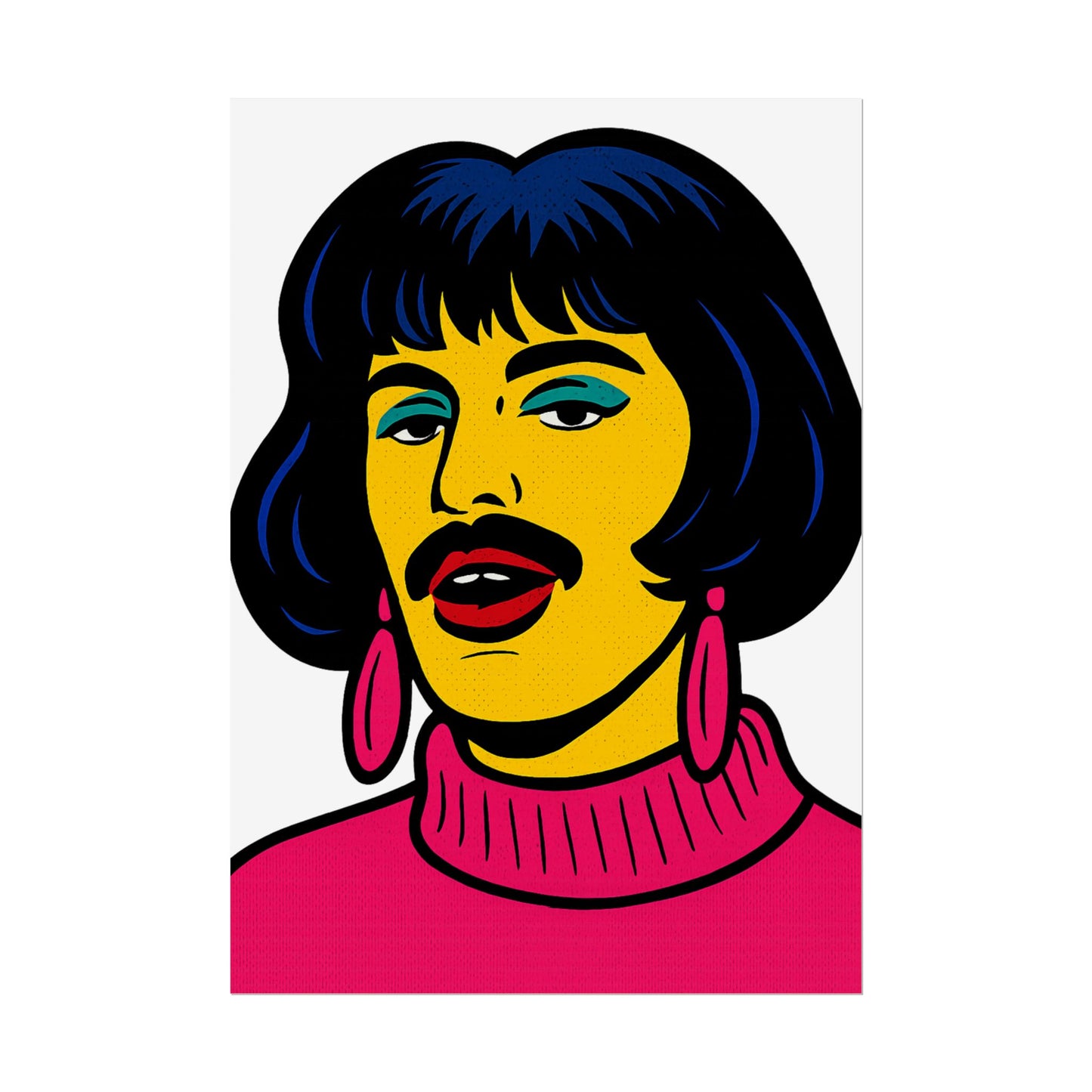 Mercury Pop Art I Want To Break Free Poster