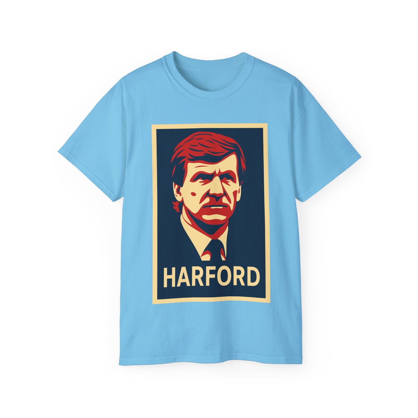Ray Harford Hope Poster T-Shirt - Luton Town