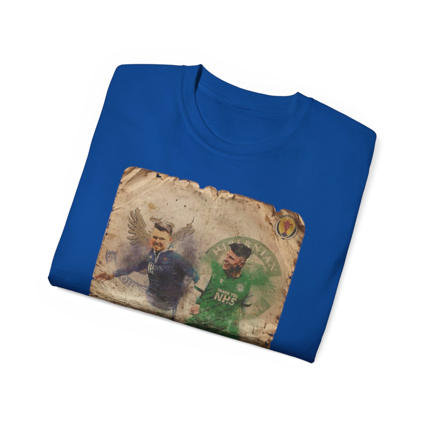 2021 Scottish challenge cup final St Johnstone Hibernian Programme Poster Unisex Ultra Cotton Tee