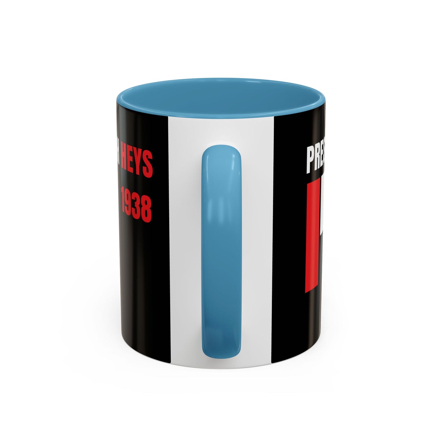 Prestwich Heys Stripes Accent Coffee Mug (11, 15oz)