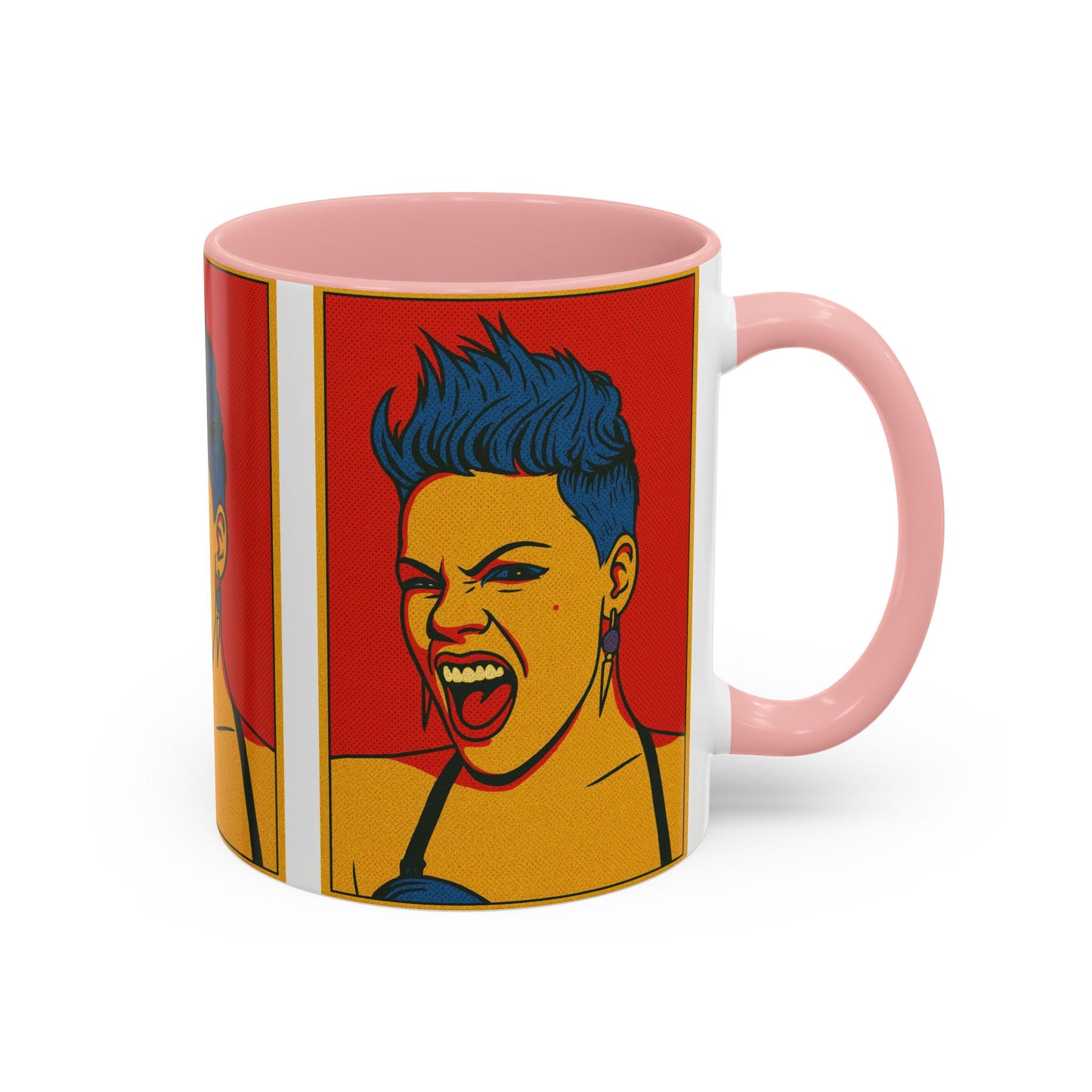 Pink Pop Art Mug