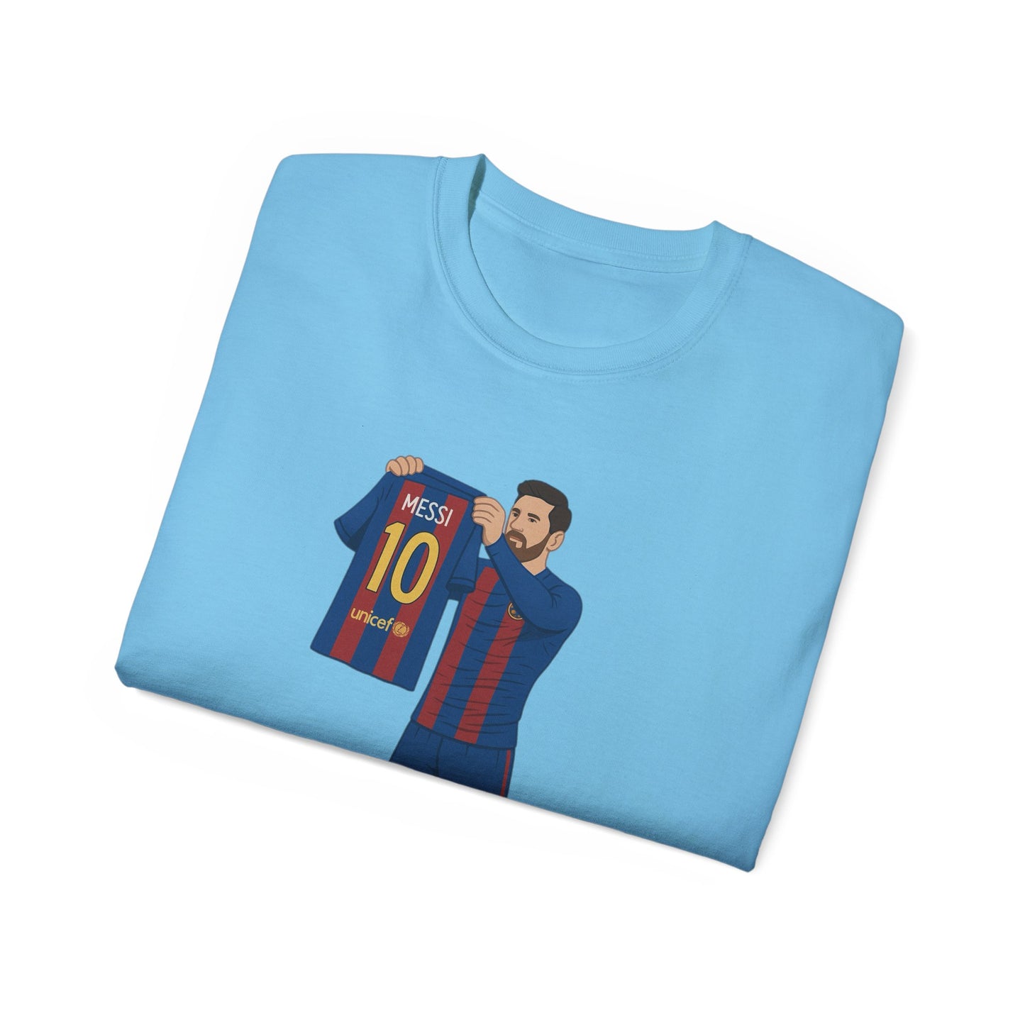 Lionel Messi Cartoon Subbuteo T-Shirt - Barcelona