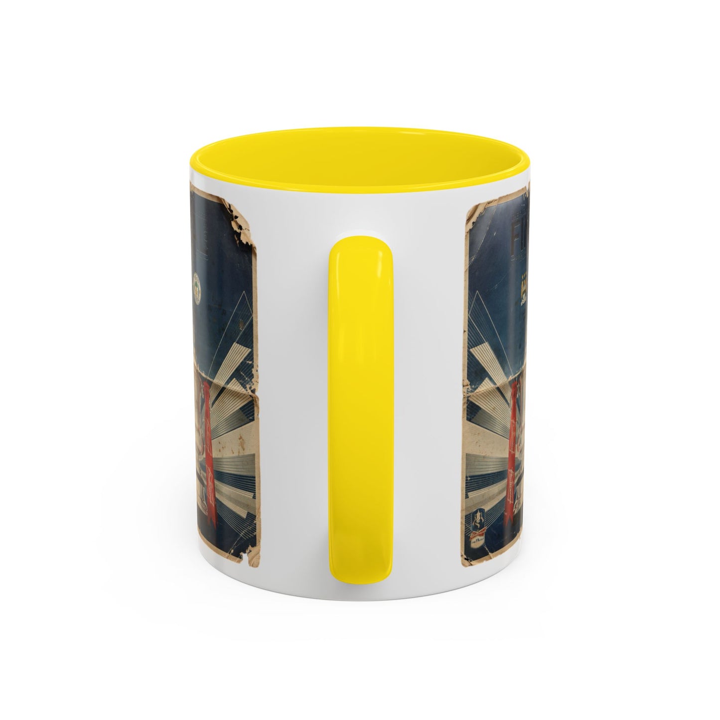 2013 FA Cup Final Manchester City Wigan Athletic Programme Poster Accent Coffee Mug (11, 15oz)
