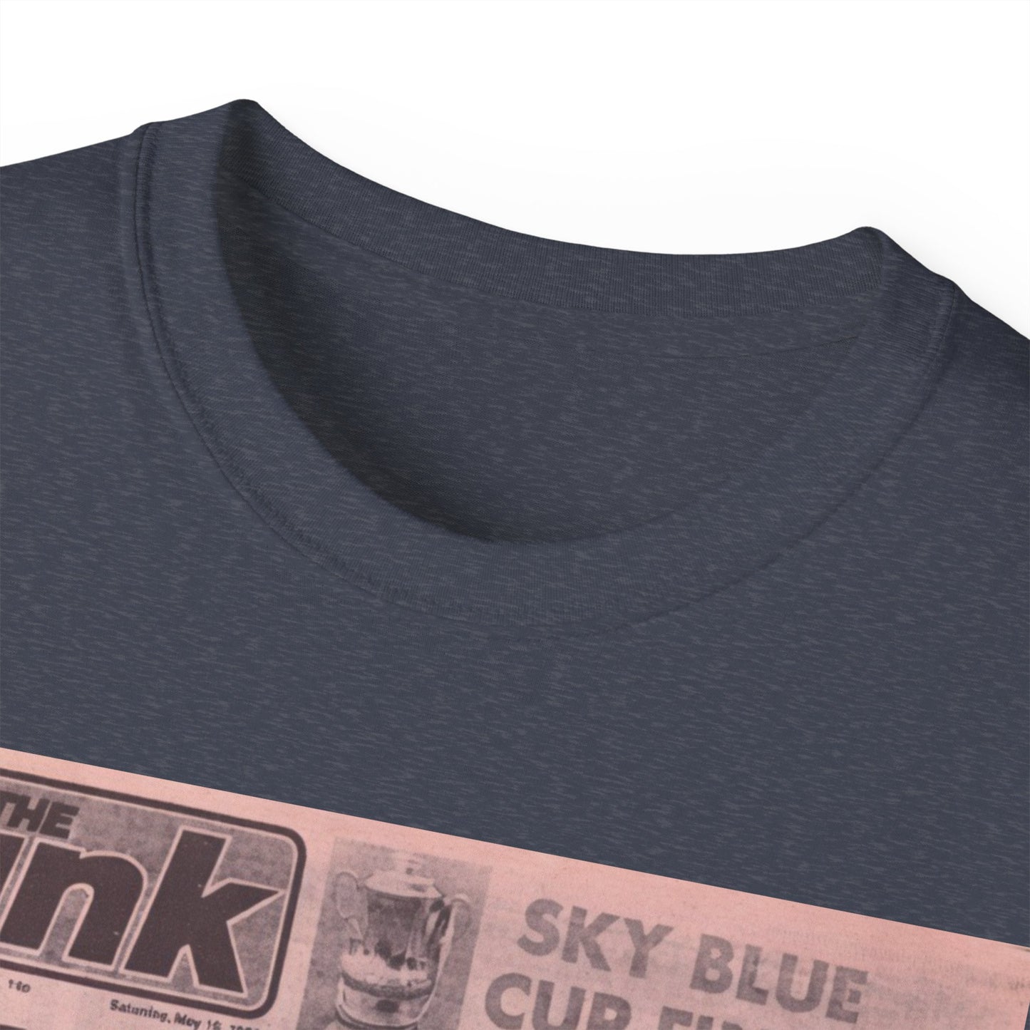 Coventry City Newspaper The Pink FA Cup Final 1987 Unisex Ultra Cotton Tee