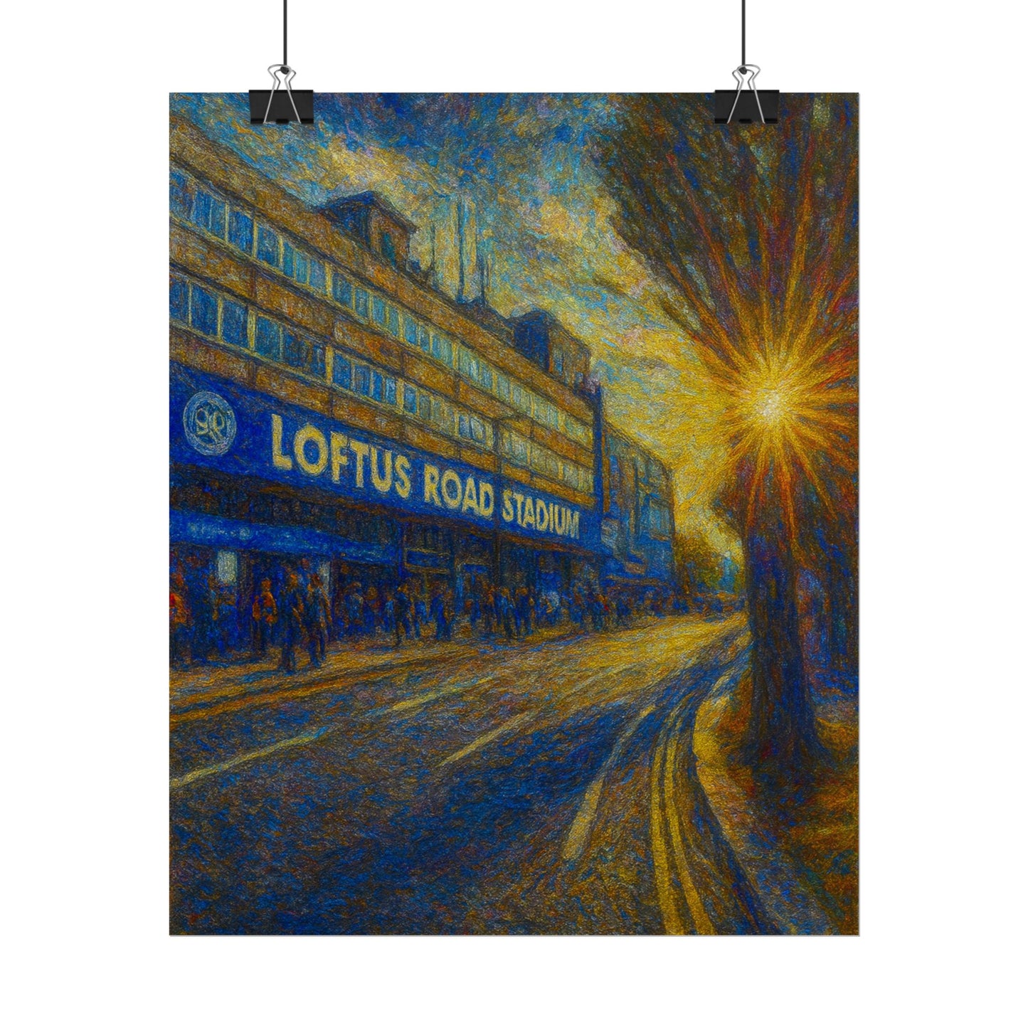Queens Park Rangers Loftus Road Stadium Rolled Poster