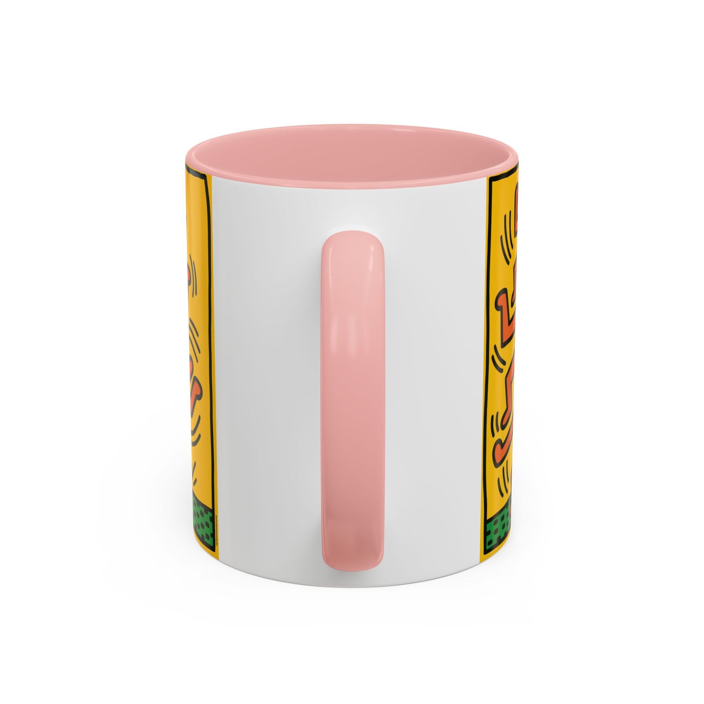 Keith Haring Plate No. 1 (from the Growing suite) Orange Mug