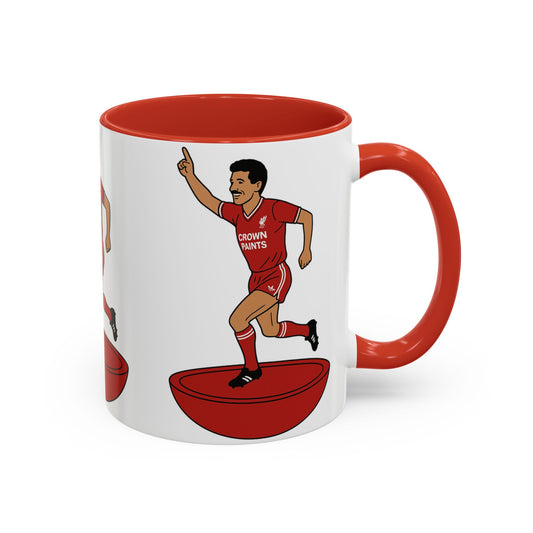 Ian Rush Cartoon Subbuteo Mug - Liverpool