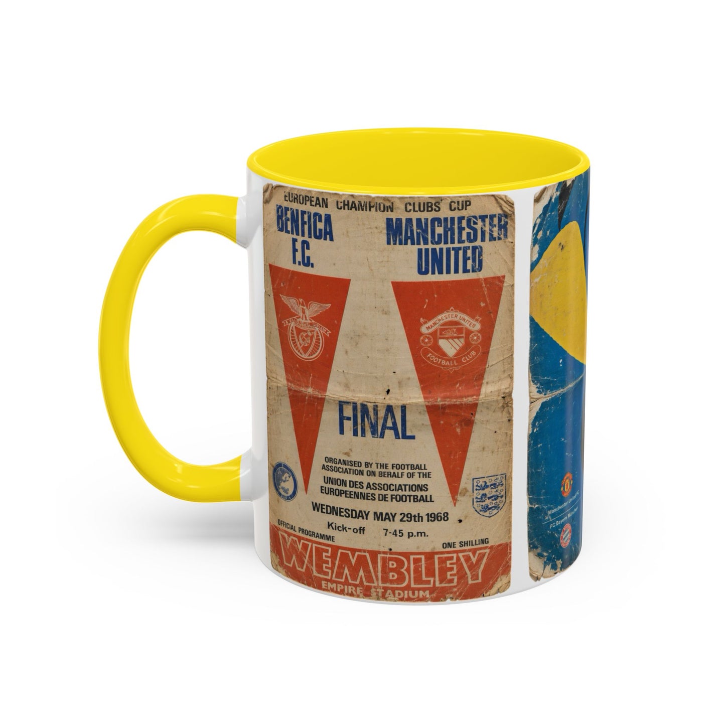 Manchester United European Cup Champions League Poster Coffee Mug (11, 15oz)