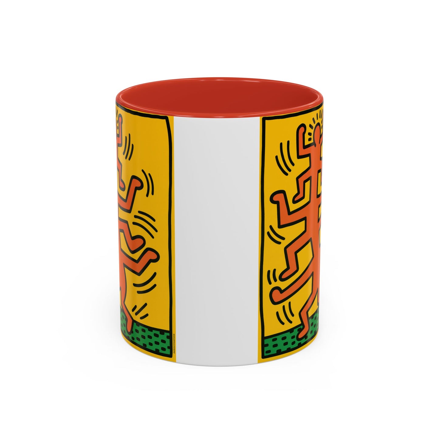 Keith Haring Plate No. 1 (from the Growing suite) Orange Mug