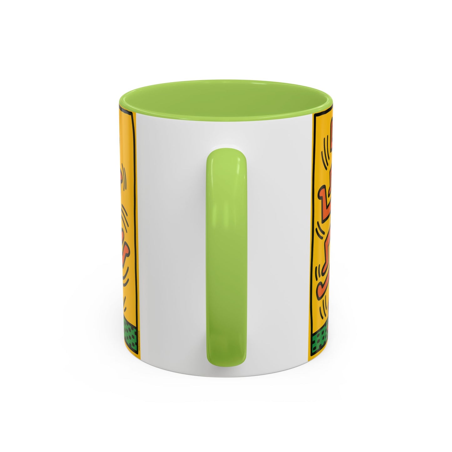 Keith Haring Plate No. 1 (from the Growing suite) Orange Mug