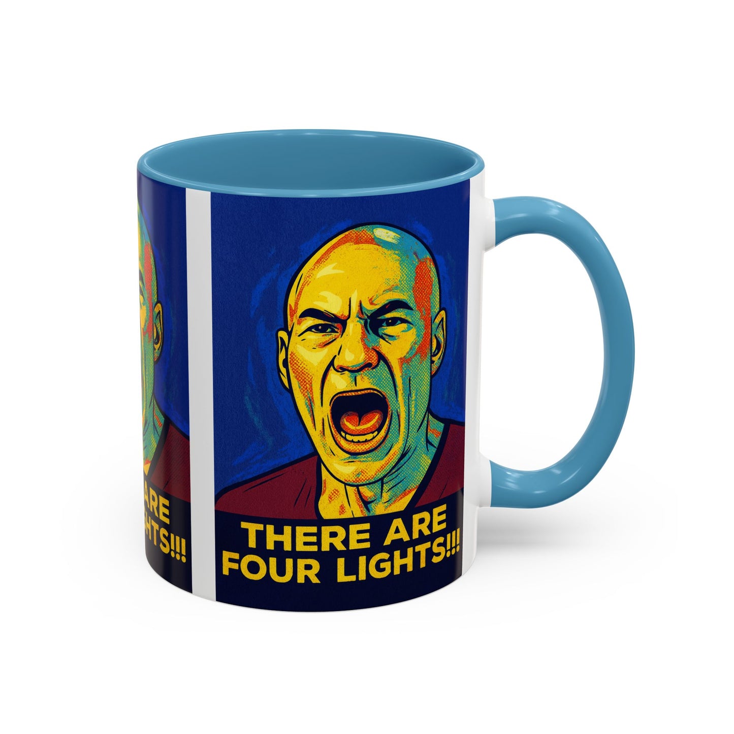 Star Trek Captain Picard Four Lights Mug