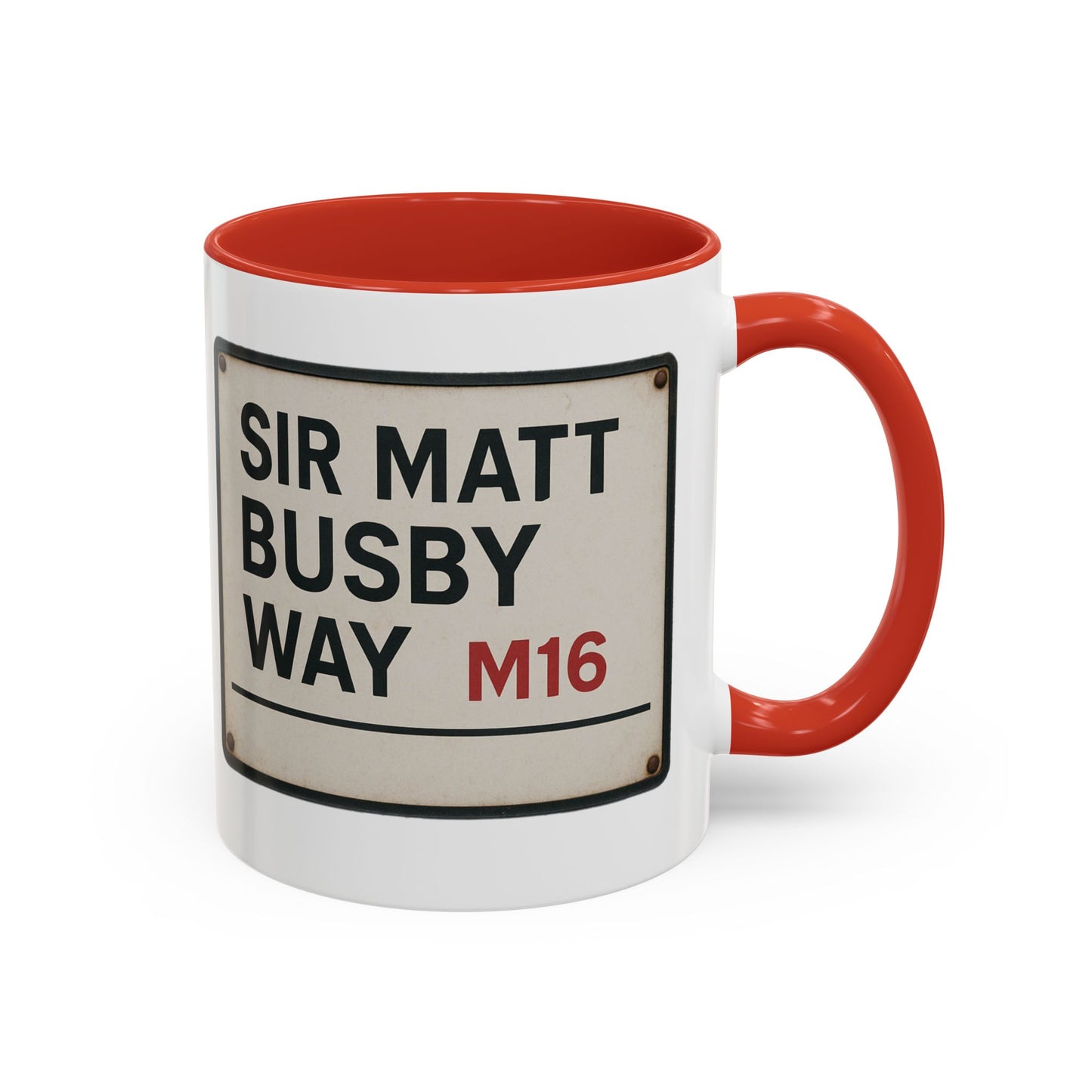 Sir Matt Busby Way Manchester United Mug